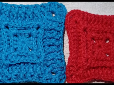 Granny relieve, 1, 2 y 3 en crochet. Tutorial. Ideas para hacer.