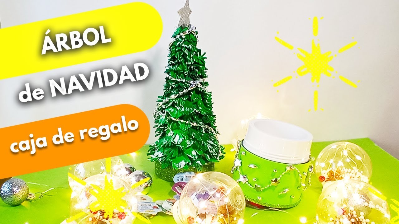 Como hacer un árbol de Navidad de foamiran (goma eva) | Regalo de bricolaje