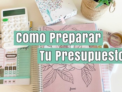 COMO PREPARO EL PRESUPUESTO MENSUAL. ERIN CONDREN MONTHLY PLANNER