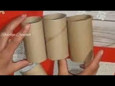 Hermosas ideas navideñas fáciles con rollos de papel higiénico