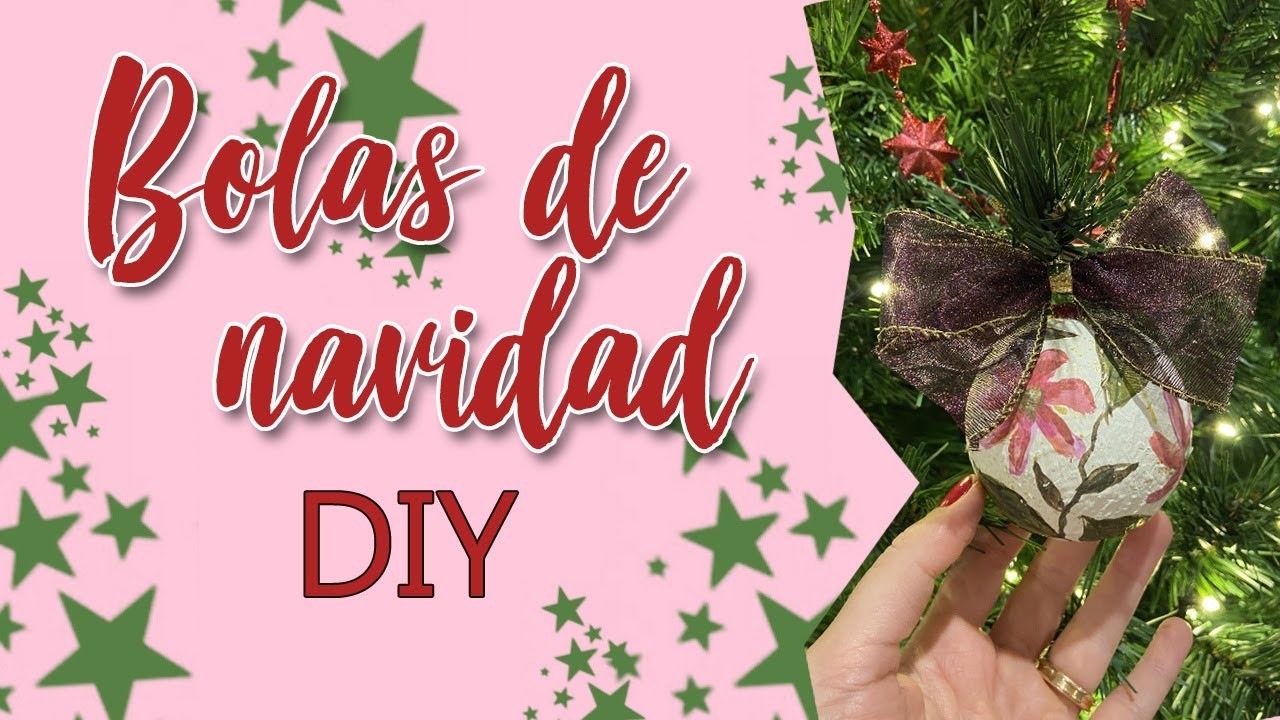 Tutorial bolas de navidad. Facil.