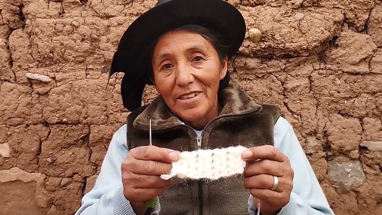 Bonito punto a crochet fácil de tejer