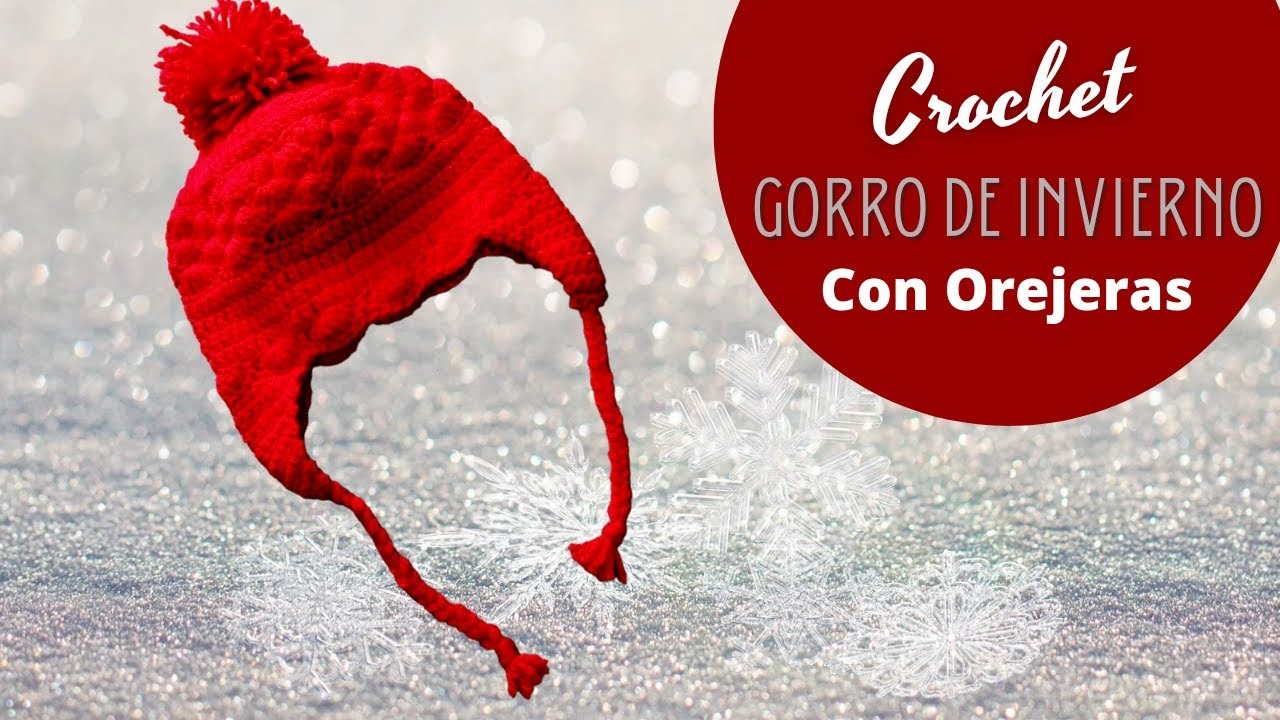 Gorro con Orejeras a Crochet | Para Bebé