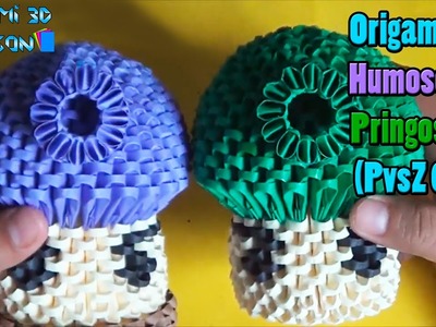 Origami 3D Humoseta y Pringoseta (PvsZ GW)