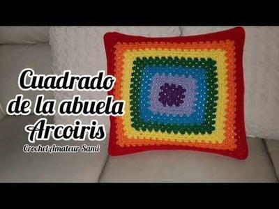 Como hacer el cuadrado de la abuela - SOLO PARA PRINCIPIANTES paso a paso.