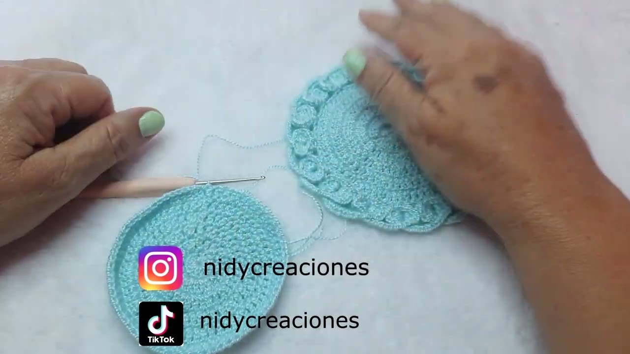 Como hacer hermosos posa vasos simples pero elegantes a crochet (paso a paso