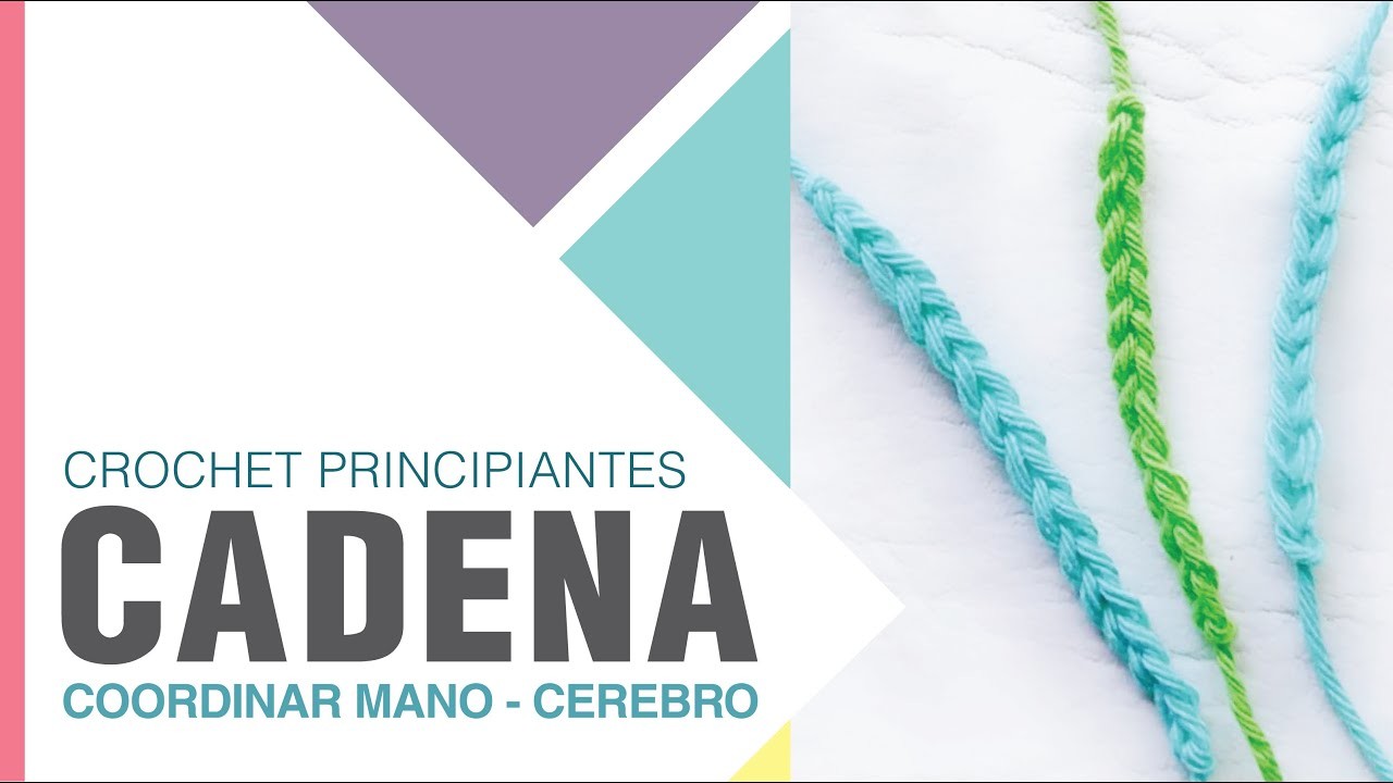 PUNTO CADENA, cadeneta a CROCHET | PRINCIPIANTES e intermedios | Teoría base sobre AGUJAS de crochet