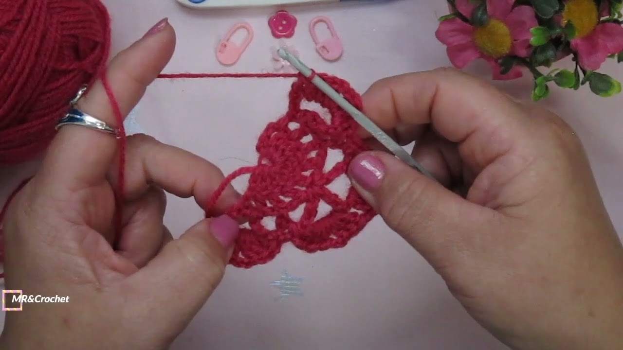 Tutorial:69 Hermoso Punto Triangular para Chal a Crochet paso a paso.????????