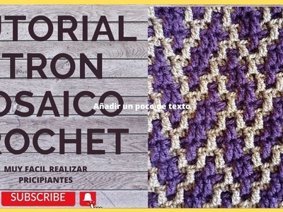 Patrón Mosaico Crochet  @crochetmosaicomaria  ( muy fácil de realizar)