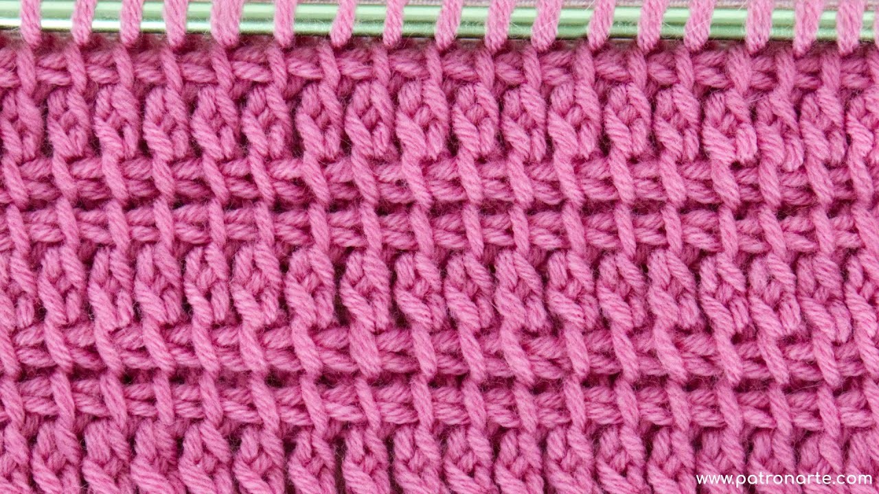 Sorprendete con este Punto de Crochet Tunecino Paso a Paso para Crear 2 Prendas en 1 y No se Enrolla