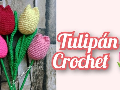 Tulipán a Crochet ????fácil de realizar ????Aly Creaciones ????