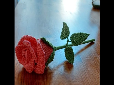 Tutorial rosa amigurumi (zurdo)