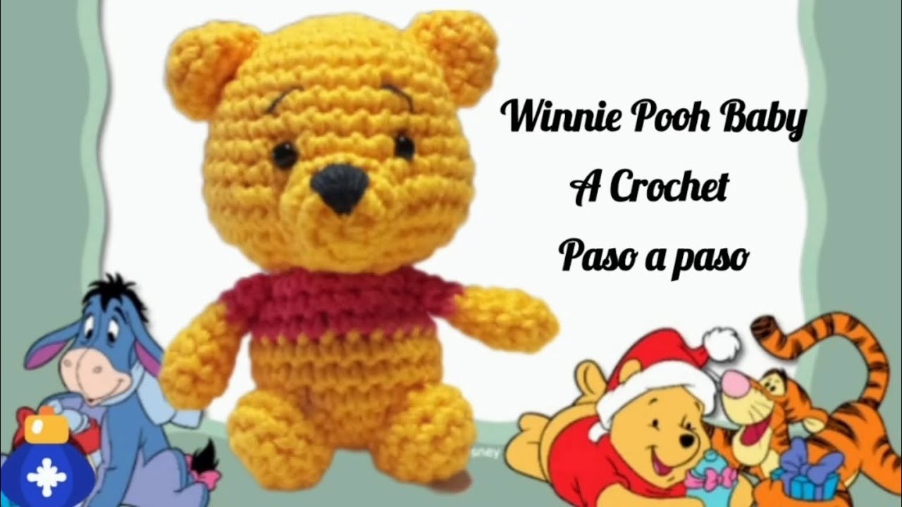Winnie Pooh bebé a crochet ✨✨???? #amigurumi #crochet #manualidades #tejer #tejerparabebes #fyp