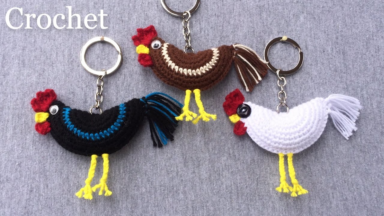 Gallitos a crochet