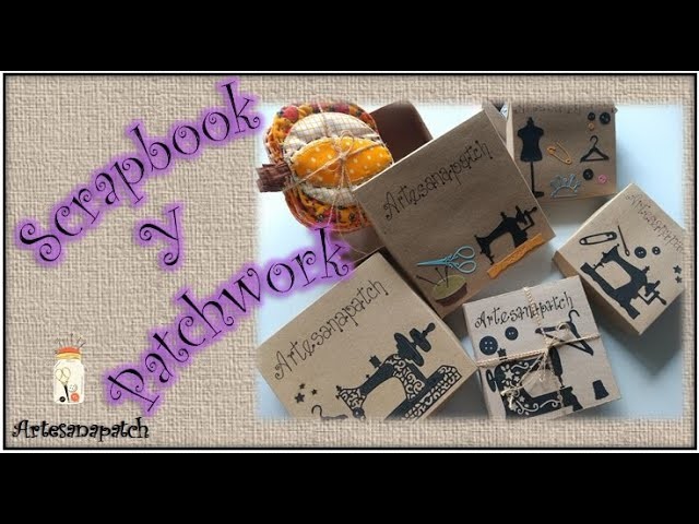 Cómo hacer Cajas Scrapbook para Empacar un Trabajo de Patchwork y Quilting Haga y Venda Manualidades