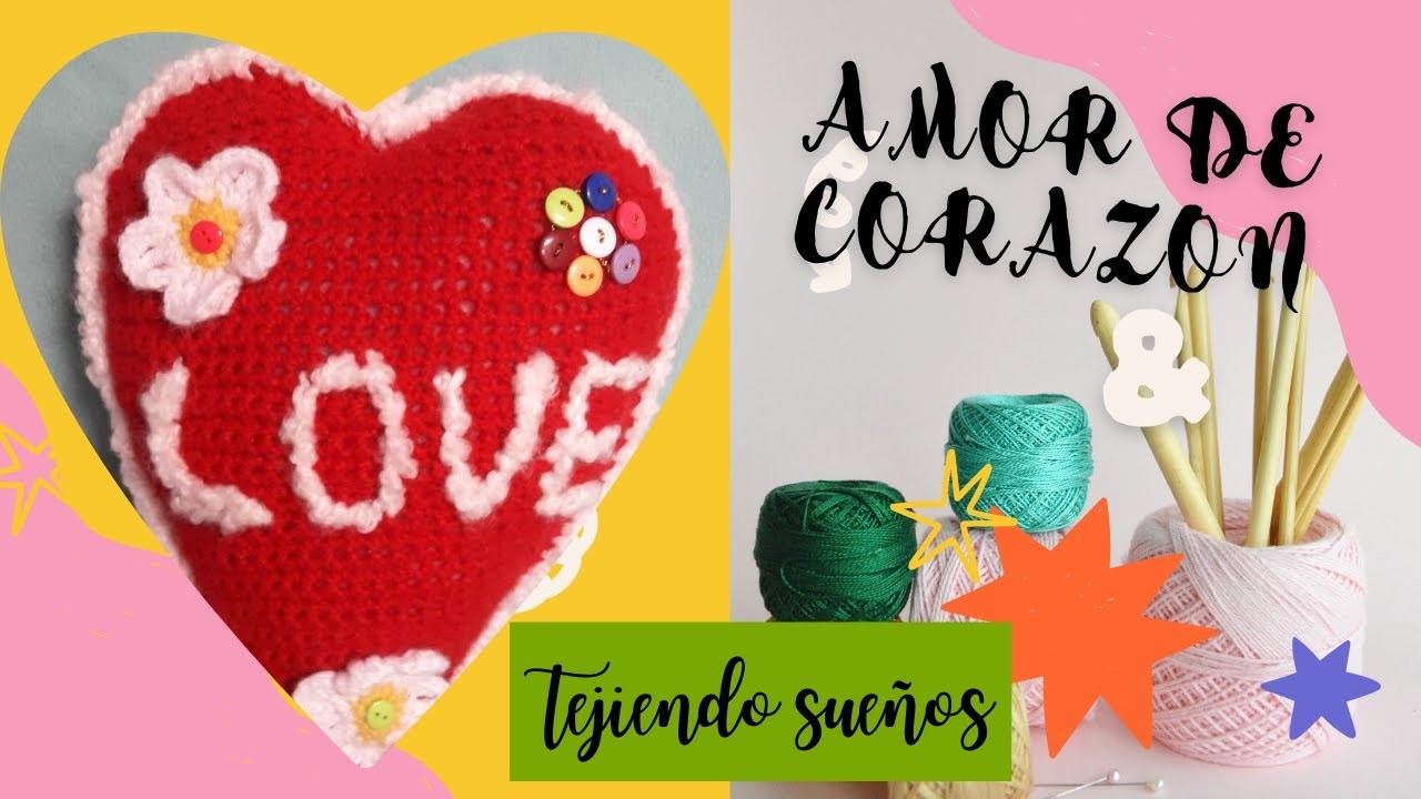 Tejido a crochet #1era Parte bello corazón