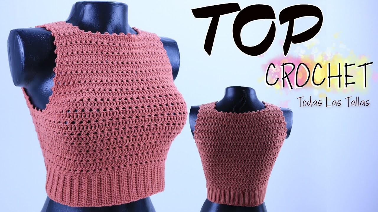 Top Básico Crochet  a Tú MEDIDA