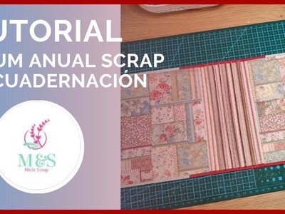 Tutorial Álbum anual Scrapbooking - Presentación y encuadernación en espina. DIY