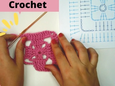 Clase 10-Crochet desde cero-Cómo leer patrones de crochet - Parte 2: Patrones circulares y escritos
