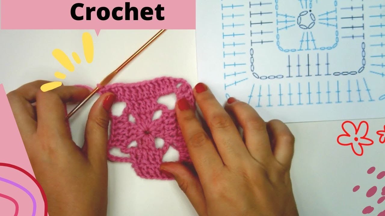 Clase 10-Crochet desde cero-Cómo leer patrones de crochet - Parte 2: Patrones circulares y escritos