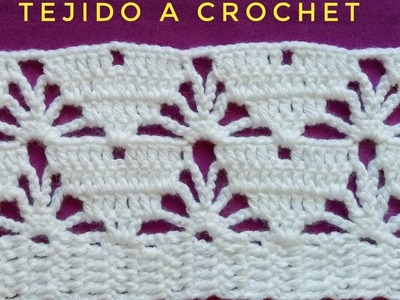 IMPRESIONANTE!  Patrón a ganchillo para Principiantes.Super easy crochet pattern.Tejido a crochet