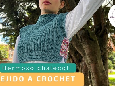 Chaleco tejido a crochet | APRENDER A TEJER | Ganchillo Paso a Paso DIY