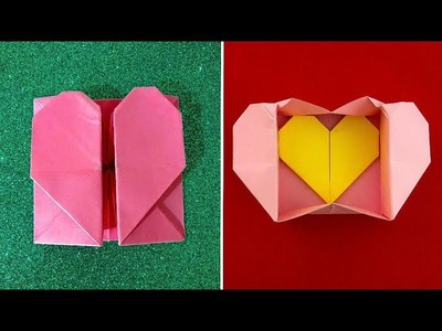 DIY Hice una caja de corazón y sobre. Origami fácil y rápido de hacer ????????