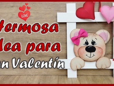 HERMOSA IDEA PARA REGALAR EN SAN VALENTÍN 2023. Crafts to give on Valentine's Day