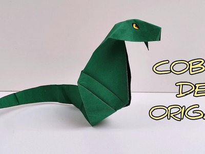 Como hacer una COBRA DE PAPEL ????serpiente de origami - origami snake
