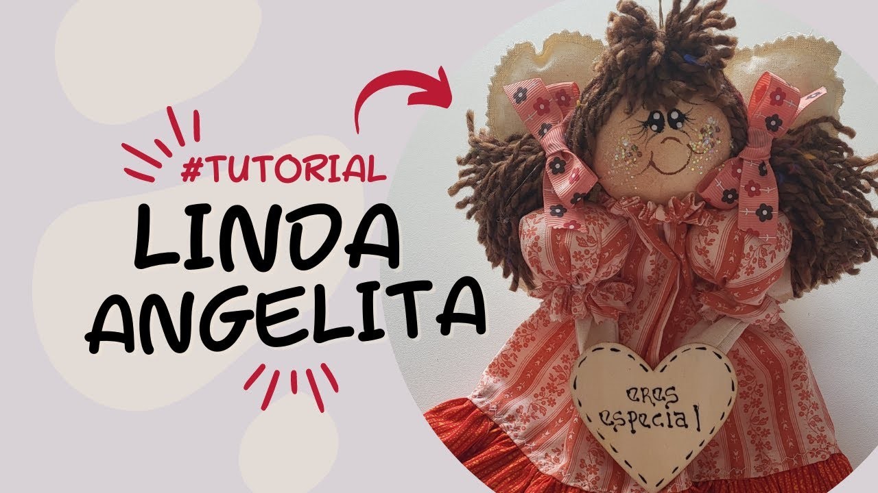 #TUTORIAL LINDA ANGELITA | Muñecos, manualidades | Karitas Perú