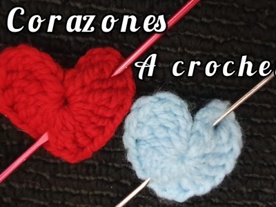Cómo  hacer un corazón tejido paso a paso Crochet,Ganchillo.DIESTRO????❤