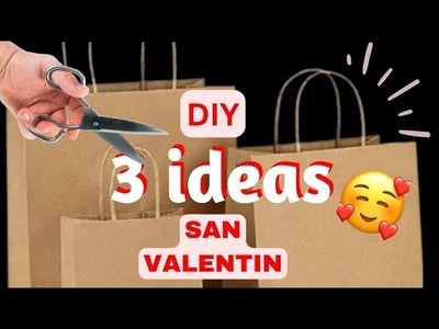 Ideas 2023- Mira lo que puedes hacer con fundas de papel| Ideas San Valentin | Manualidades