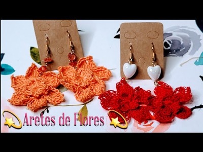 Nuevos Aretes #4  a Crochet y platicando con ustedes un rato????