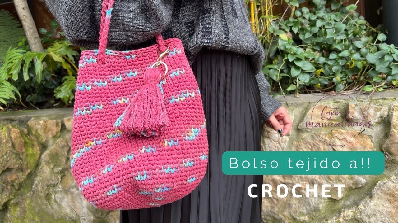 Bolso a crochet | APRENDER A TEJER | Ganchillo Paso a Paso DIY