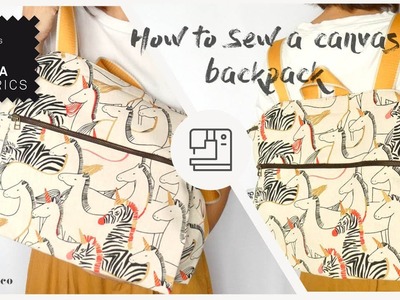 Cómo coser una mochila de tela con solapa de tamaño maxi ???? ✂️