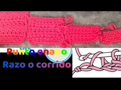 Punto enano, razo o corrido