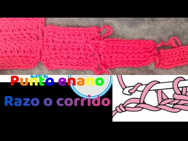 Punto enano, razo o corrido