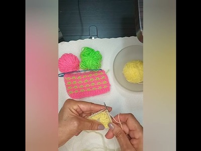 Tejiendo: Punto Bicolor