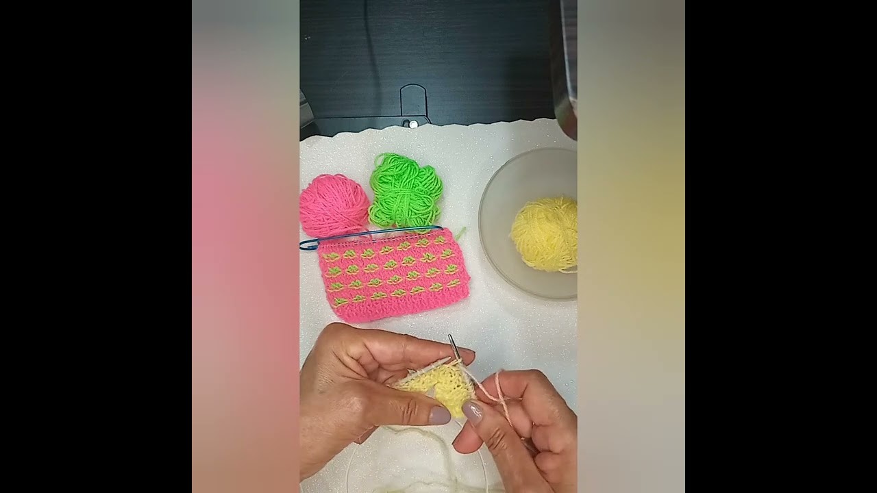 Tejiendo: Punto Bicolor