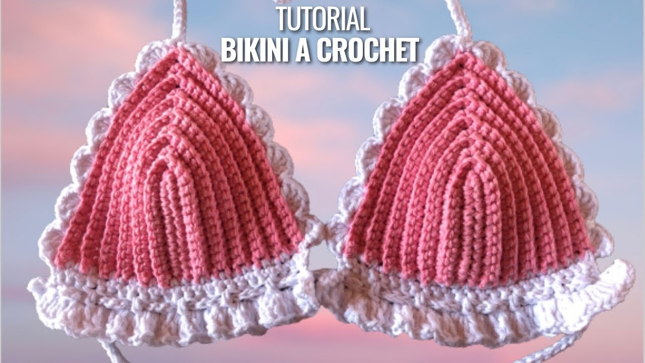 Bikini tejido a crochet PRINCIPIANTES