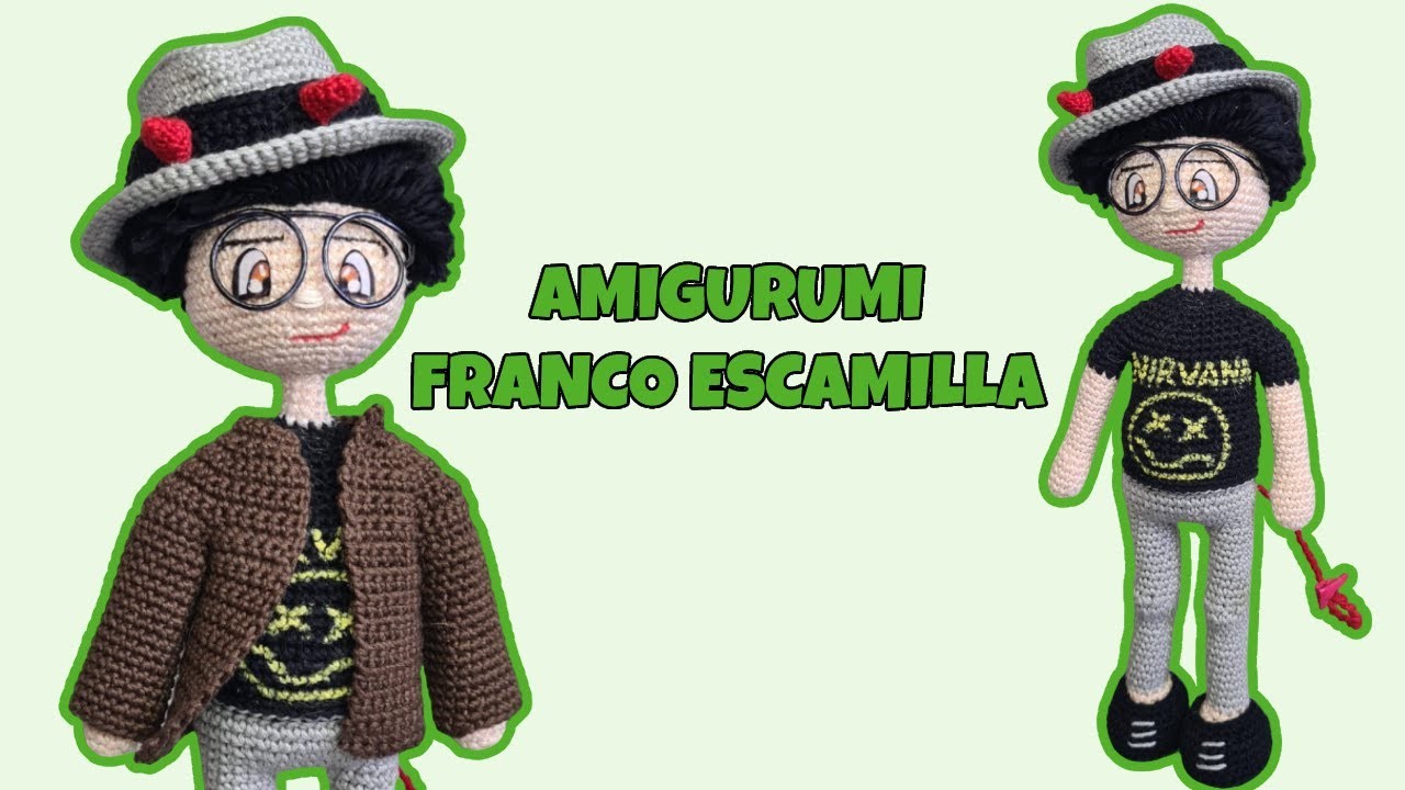 Franco Escamilla amigurumi, regalo ideal para fans!