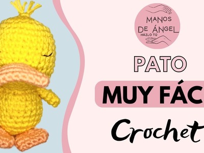 Pato estilo Manos de Ángel. #crochet #crocheting #viral #video #amigurumi #tejer #tejido #ganchillo