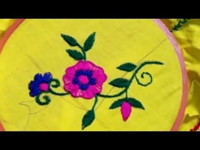 Modern flower sewing tutorial.আধুনিক ফুল সেলাই |