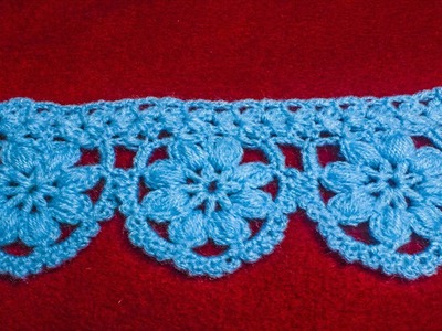 °puntilla fácil de tejer a crochet con elsa wool crafts°