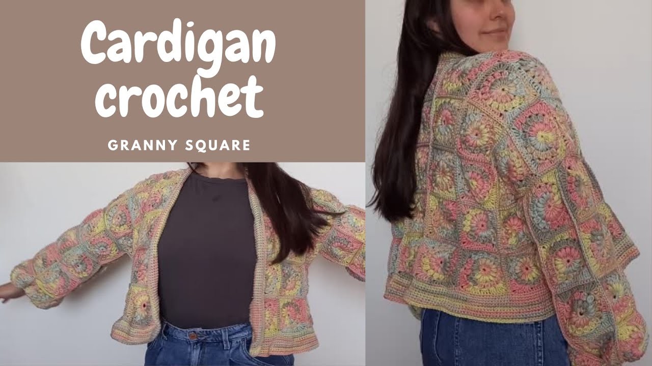 Crochet cardigan | Granny square