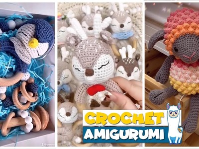 TikTok Crochet Amigurumi ???? ???? BABY GIFTS ???? ????  Crochet Baby Toys Compilation #105 | @blu_llama