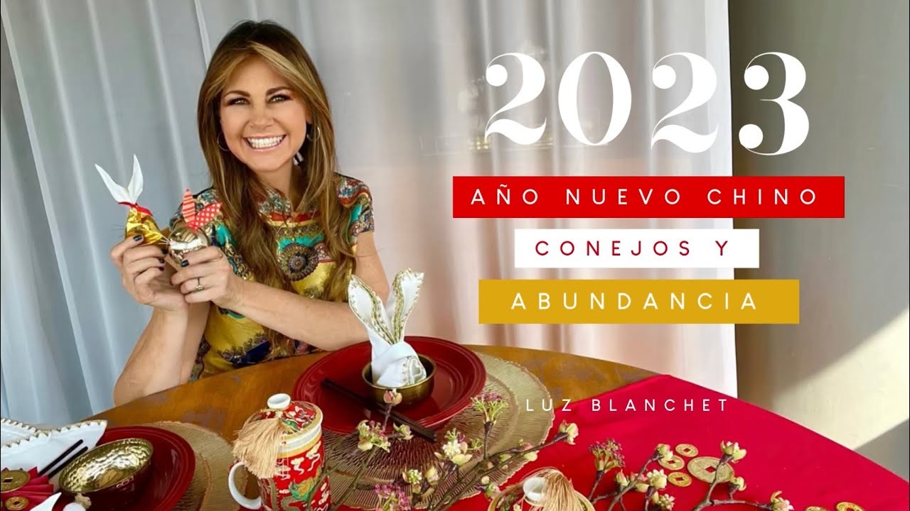 CONEJOS Año Nuevo CHINO y ABUNDANCIA. Luz Blanchet