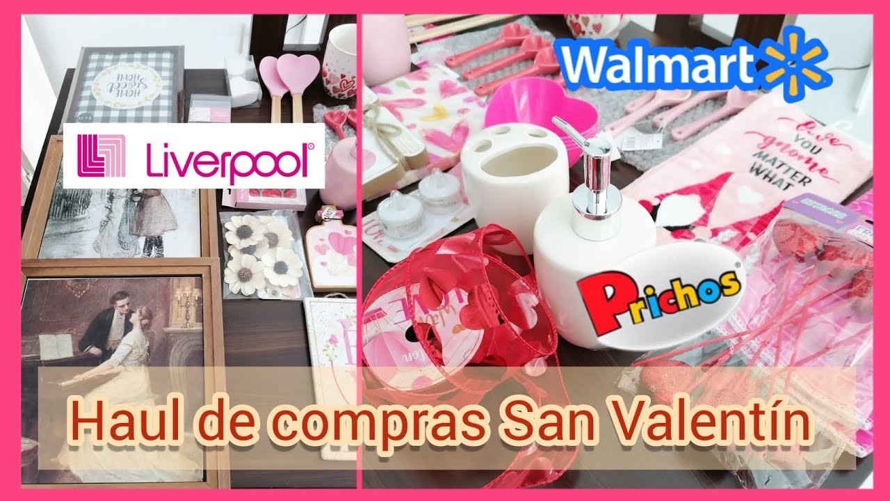 HAUL DE COMPRAS SAN VALENTÍN 2023❤️????.compras para decorar mi hogar.#prichos #sanvalentin2023