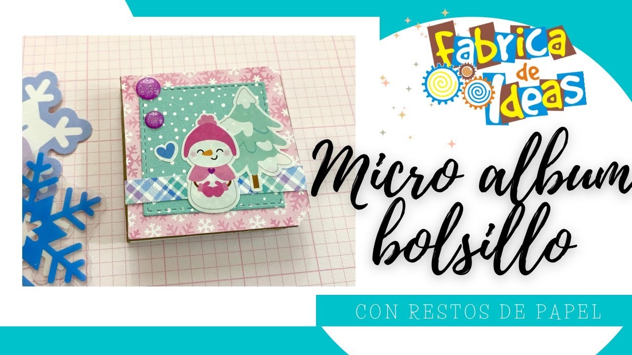 Micro album de bolsillo | Aprovecha tus restos de papel y colecciones