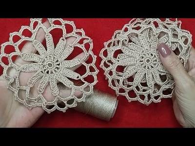 Descubre cómo tejer muestra motivo a crochet.muy fácil y rapidísimo???? (paso a paso)